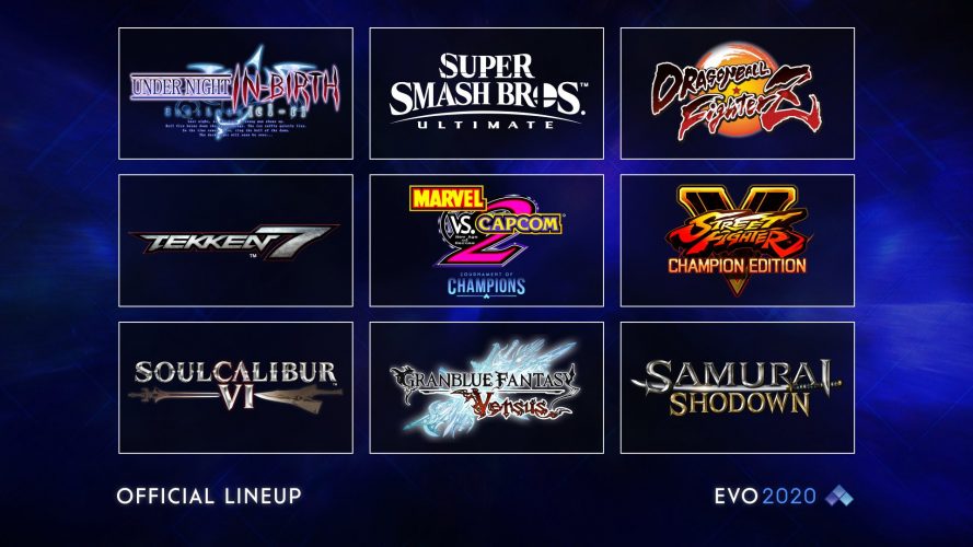 Image d\'illustration pour l\'article : EVO 2020 : voici les jeux officiels de la compétition