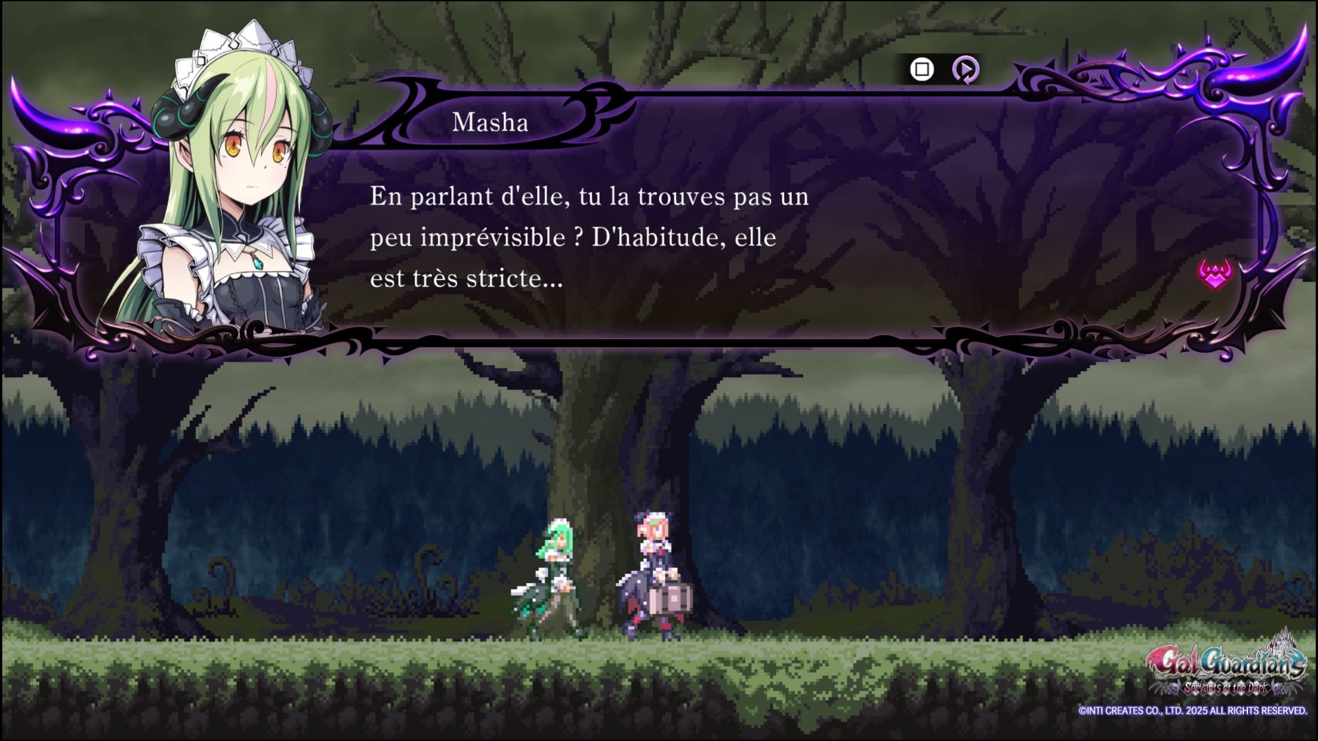 Gal guardians : servants of the dark masha dialogue