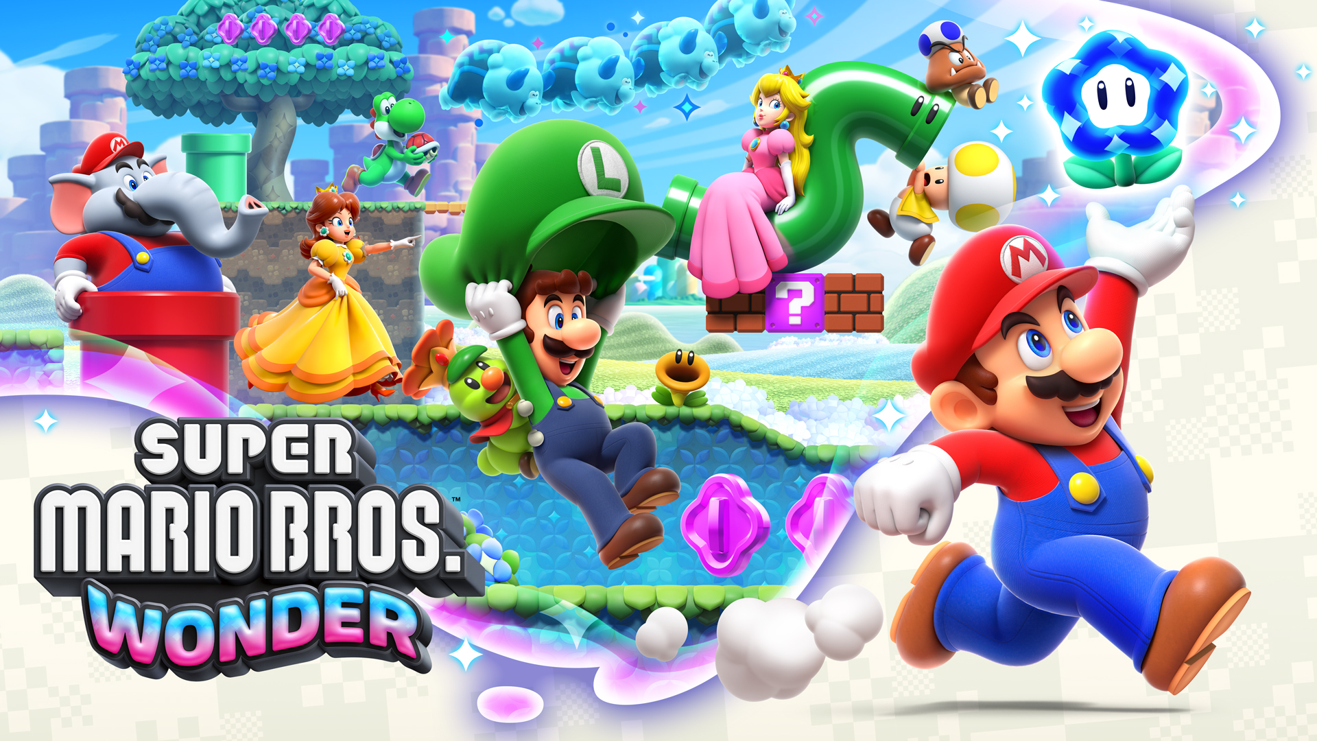 Super mario bros wonder key art 2