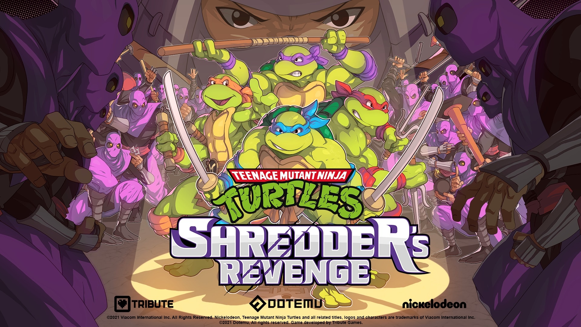 Teenage mutant ninja turtles shredder revenge key art 3